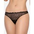 Кружевные трусы стринги Esotiq 39555 SONRISA черный, Цвет: черный, Размеры: M