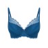 Бюстгальтер балконет со съемным пуш-ап Esotiq 39571 HUDSON синий, Цвет: синий, Размеры: 70E, изображение 4