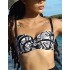 Верх купальника балконет UNICONF CBS205 V1 GRAPHICAL MOOD, Цвет: черно-белый, Размеры: 70B