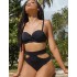 Верх купальника бандо UNICONF CBS242 SPIRIT OF COLOURS negro, Цвет: черный, Размеры: 70B, изображение 2