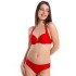 Купальник халтер с формованной чашкой Lilly FL44U красный, Цвет: красный, Размеры: 70C