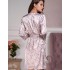 Короткий шелковый халат Mia-Amore VLADLENA 3597, Цвет: жемчужный, Размеры: XL, изображение 2