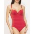 Закрытый купальник с формованными чашками Sielei BR50 rosso, Цвет: rosso (красный), Размеры: 90D