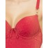 Закрытый купальник с формованными чашками Sielei BR50 rosso, Цвет: rosso (красный), Размеры: 90D, изображение 3