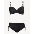 Раздельный купальник с мягкой чашкой Sielei BR93 nero, Цвет: nero (черный), Размеры: 85D, изображение 2