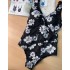 Слитный купальник цветы Sielei FL50 nero, Цвет: nero (черный), Размеры: 95C, изображение 4