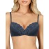 Бюстгальтер балконет с пуш-ап Amelie NINA 1010 синий, Цвет: синий, Размеры: 70B