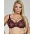 Бюстгальтер мягкий Kris Line SELENA soft lace, Цвет: бургунди, Размеры: 80I, изображение 3