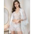 Сексуальная пижама тройка Mia-Amore ANETTA 7255 белый, Цвет: белый, Размеры: S