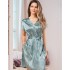 Атласная туника Mia-Amore FLORENTINA 7084, Цвет: фисташковый, Размеры: S/M