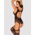Бодистокинг с цветочным узором Obsessive F 236, Цвет: черный, Размеры: S/M/L, изображение 2 Бодистокинг с цветочным узором Obsessive F 236, Цвет: черный, Размеры: S/M/L, изображение 2