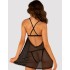 Бебби-долл + трусики с доступом Obsessive SEDILA BABYDOLL, Цвет: черный, Размеры: L/XL, изображение 2 Бебби-долл + трусики с доступом Obsessive SEDILA BABYDOLL, Цвет: черный, Размеры: L/XL, изображение 2