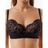 Бюстгальтер балконет Coquette Revue GLAMOUR 54110-18, Цвет: черный, Размеры: 70D