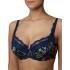 Бюстгальтер балконет Albina L FLOWER 8020, Цвет: синий, Размеры: 70D