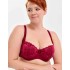 Бюстгальтер балконет Elli 7055 румба, Цвет: румба, Размеры: 85F, изображение 3