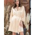 Атласный халат кимоно Mia-Amore VALENTINO 7245 шампань, Цвет: шампань, Размеры: L/XL