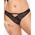 Кружевные трусики бразилиана Esotiq SARAY 39547, Цвет: черный с бежевым, Размеры: S