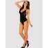 Черное боди с кружевной спинкой Obsessive VANESSME TEDDY, Цвет: черный, Размеры: L/XL, изображение 3