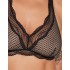 Мягкий треугольный бюстгальтер без косточек Esotiq BLESSY 40577, Цвет: черный+беж, Размеры: S, изображение 5