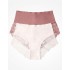 Набор высоких трусов Esotiq PANSY 40301 (2 шт) пыльная роза+белый, Цвет: пыльная роза+белый, Размеры: S, изображение 3