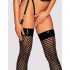 Чулки под пояс Obsessive S818 STOCKINGS, Цвет: черный, Размеры: S/M