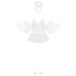 Ролевой костюм ангелочка Obsessive SWANGEL 6 предметов, Цвет: белый, Размеры: S/M, изображение 4
