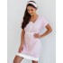 Хлопковая сорочка с коротким рукавом Sensis ANNIKA KOSZULA, Цвет: розовый, Размеры: S