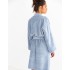 Теплый голубой халат Sensis HOLEE SZLAFROK, Цвет: голубой, Размеры: S/M, изображение 2