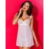 Сексуальная сорочка + стринги Avanua MILAGROS CHEMISE WHITE, Цвет: белый, Размеры: S/M