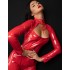 Красный лаковый комбинезон Devil & Angel 7071, Цвет: красный, Размеры: M, изображение 4