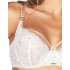 Мягкий кружевной бюстгальтер Kinga 969-SC PERLA, Цвет: белый/бежевый, Размеры: 70J, изображение 4