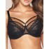 Мягкий кружевной бюстгальтер Kinga ALICE 931-SC черный, Цвет: черный, Размеры: 65G