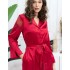 Шелковая рубашка-халат Mia-Amore AURELIA 3897 красный, Цвет: красный, Размеры: M, изображение 4