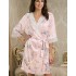 Шелковый халат Mia-Amore EDEM 5953, Цвет: розовый, Размеры: XS