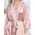 Атласный халат-кимоно Mia-Mella JULIA 8733 светлая пудра, Цвет: светлая пудра, Размеры: L/XL, изображение 3