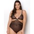 Откровенное боди Passion AMBERLY BODY black, Цвет: черный, Размеры: 4XL/5XL