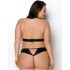 Откровенный комплект Passion MALWIA SET WITH OPEN BRA black, Цвет: черный, Размеры: 4XL/5XL, изображение 2 Откровенный комплект Passion MALWIA SET WITH OPEN BRA black, Цвет: черный, Размеры: 4XL/5XL, изображение 2