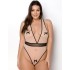 Соблазнительное боди Passion VIENA BODY beige, Цвет: бежевый, Размеры: 4XL/5XL