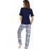 Пижамный комплект из хлопка Donna LORETTA pyjamas blue, Цвет: синий, Размеры: S, изображение 3