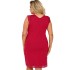 Сорочка из вискозы Donna VERA PLUS nightdress burgundy, Цвет: бордо, Размеры: 5XL, изображение 2