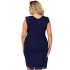 Сорочка из вискозы Donna VERA PLUS nightdress dark blue, Цвет: темно-синий, Размеры: 5XL, изображение 2