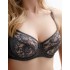 Бюстгальтер с мягкими кружевными чашками Lina A 6010 черный жемчуг, Цвет: черный жемчуг, Размеры: 70D, изображение 4