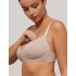 Хлопковый бюстгальтер без косточек Ysabel Mora 10062 LAPURESA бежевый, Цвет: бежевый, Размеры: 80D, изображение 3