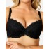 Бюстгальтер балконет пуш-ап Nikol Djumon 132 10 черный, Цвет: черный, Размеры: 70E