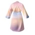 Длинный атласный халат Nipplex ZORA ombre, Цвет: мультиколор, Размеры: L/XL, изображение 5