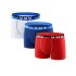 Комплект мужских боксеров UNICONF BB12 (3 шт), Цвет: белый/синий/красный, Размеры: M, изображение 2