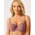 Бюстгальтер балконет Elli 7055 кофейно-розовый, Цвет: кофейно-розовый, Размеры: 80C, изображение 3