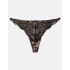 Кружевные трусы стринги Esotiq 39935 TULIA черный+бежевый, Цвет: черный+бежевый, Размеры: S, изображение 4