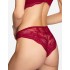 Кружевные трусы бразилиана Esotiq 39936 TULIA вишневый, Цвет: вишневый, Размеры: S, изображение 2