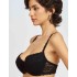Бюстгальтер балконет пуш-ап классика Simona M 870 черный, Цвет: черный, Размеры: 95B, изображение 9